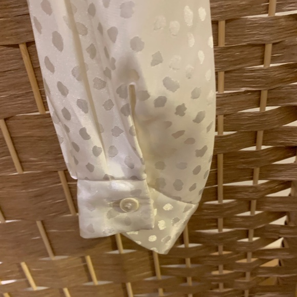 Vintage satin-like cheetah print blouse - Picture 4 of 9